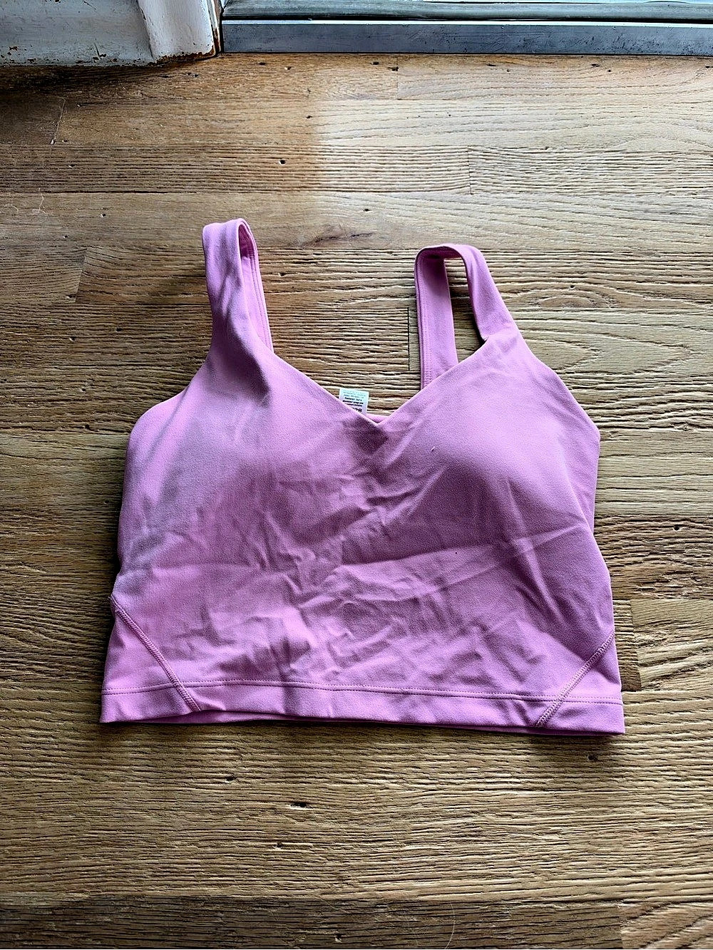 lululemon Align Tank Top Pink Sports Bra Size 4